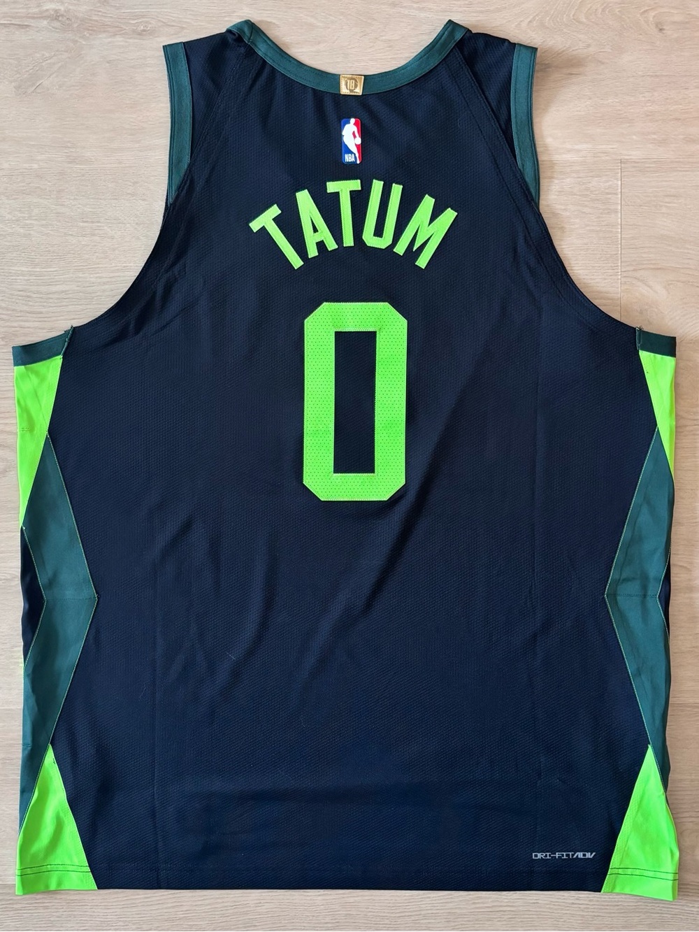 Authentic Jayson Tatum Boston Celtics Jersey Nike NBA City Edition 56 2XL - Picture 2 of 16